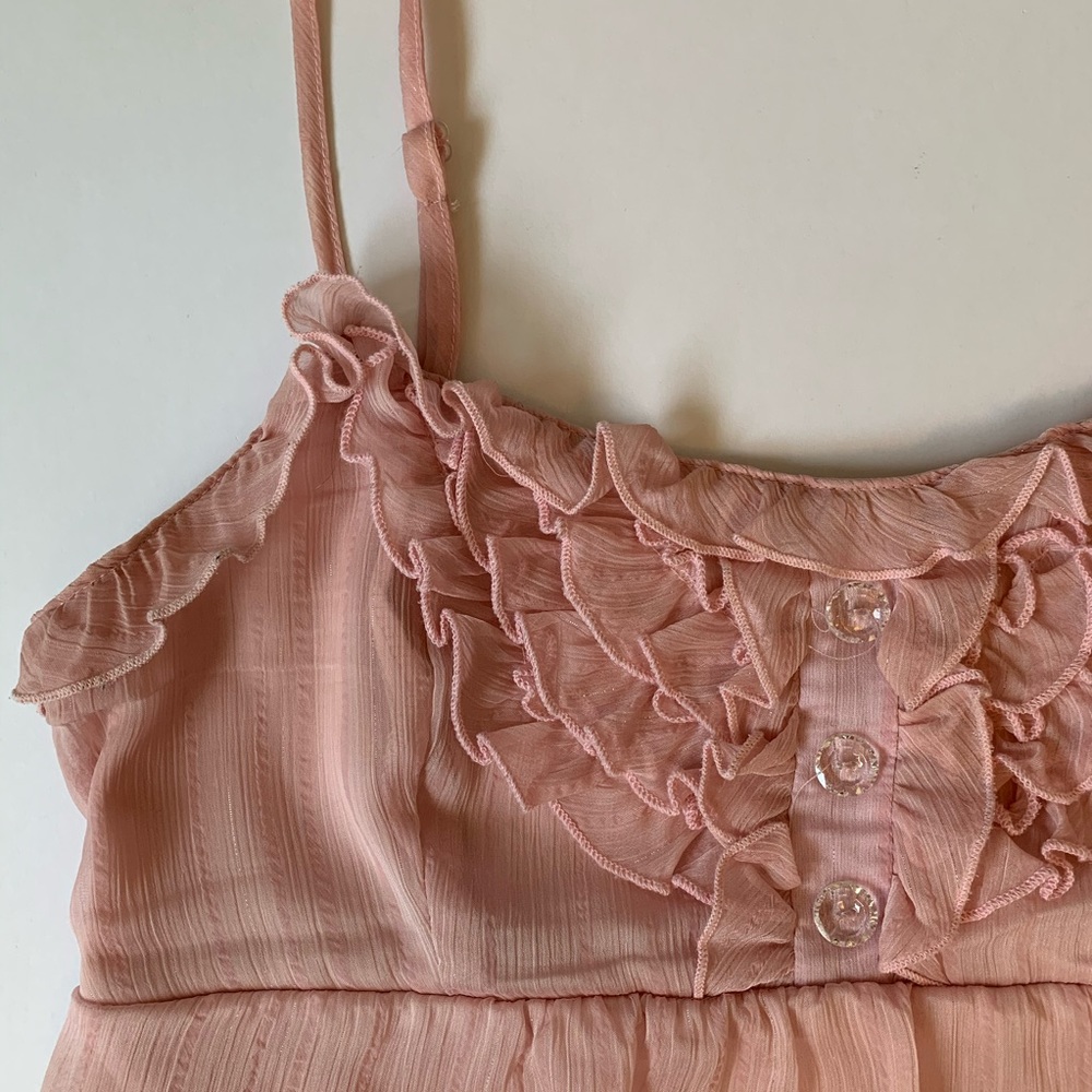 Studio Y | Ruffled, Adjustable Strap Tank Top - Picture 3 of 10